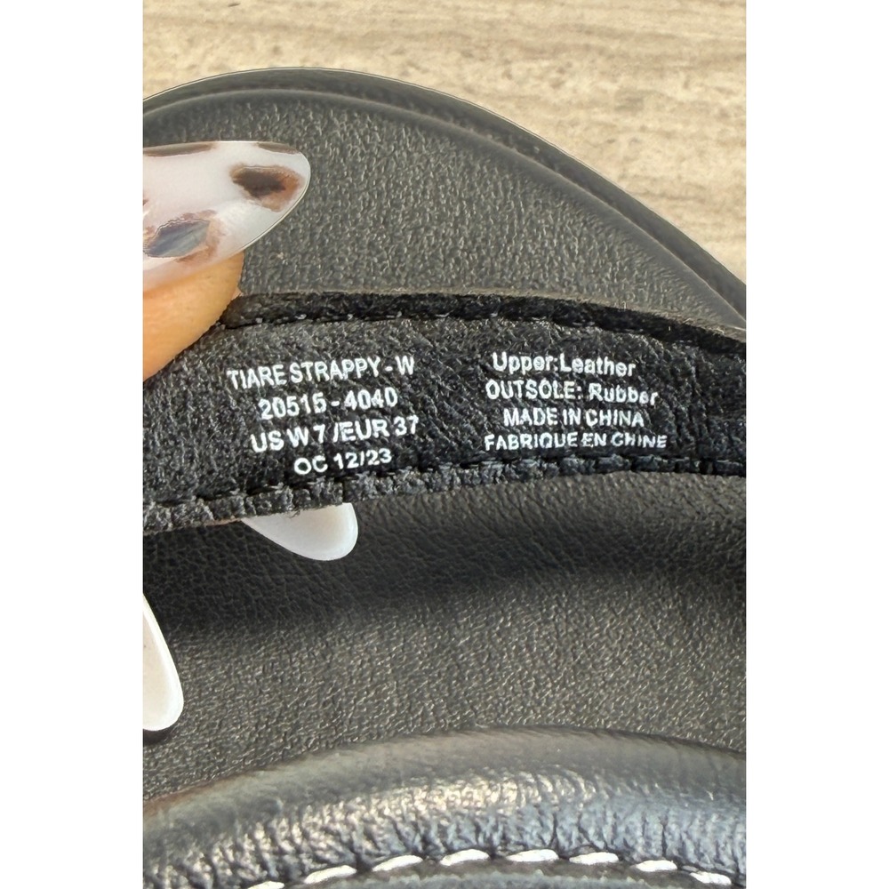 OluKai Tiare Strappy Leather Slingback Comfort Sandals Women's 7e Beach Resort - Picture 6 of 7
